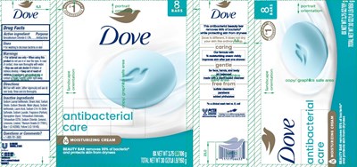 Label (Dove Antibacterial Care Beauty Bar   850g   Label)